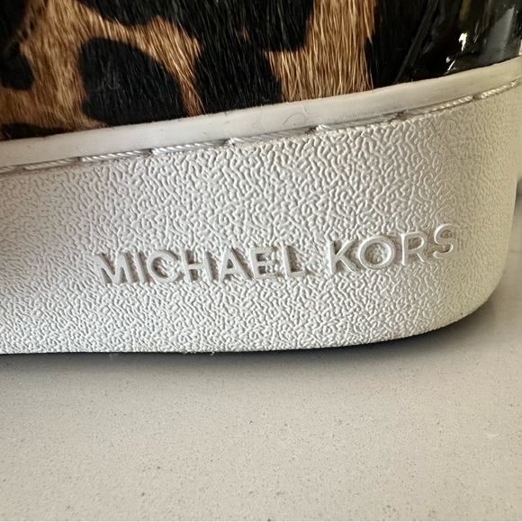 Michael Kors Shoes Maven Sneakers Cheetah Slip On | Color: Black/Brown | Size: 6 - Picture 4 of 12